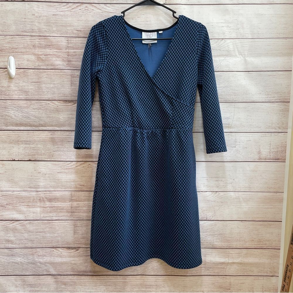 HD IN PARIS MOCK WRAP‎ FRONT DRESS